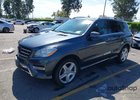 2015 Mercedes-Benz Ml 350 из США, поврежденный, VIN 4JGDA5JB5FA499601